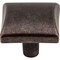 Elements 1-1/8" Overall Length Distressed Oil Rubbed Bronze Square Glendale Cabinet Knob 525DMAC - alternate 5